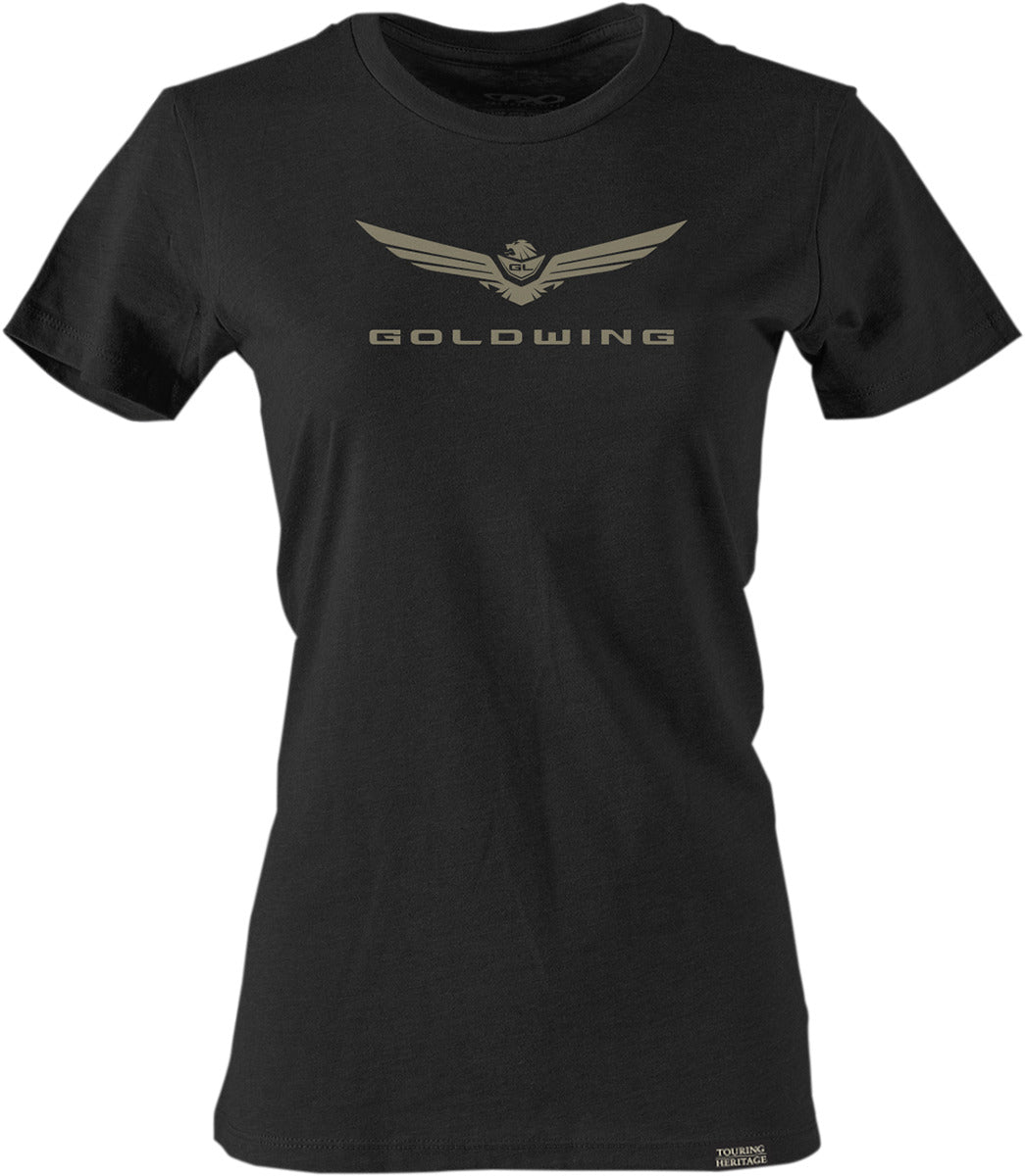 Factory Effex Women's Goldwing 2 T-Shirt Black Medium#mpn_25-87852