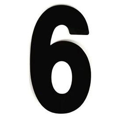Factory Effex Standard Number Graphics Black 8"#mpn_02-4476