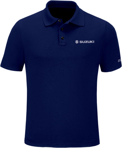 Factory Effex Suzuki Polo Shirt Large Navy#mpn_25-85404