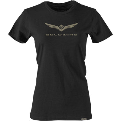 Factory Effex Honda Goldwing Bold Women's T-Shirt Black XL#mpn_25-87856