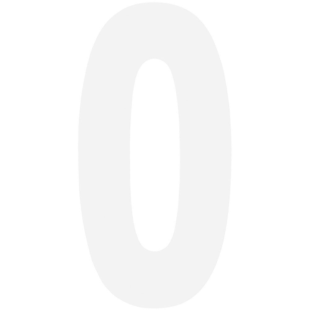 Factory Effex Standard Number Graphics White 6"#mpn_02-4460
