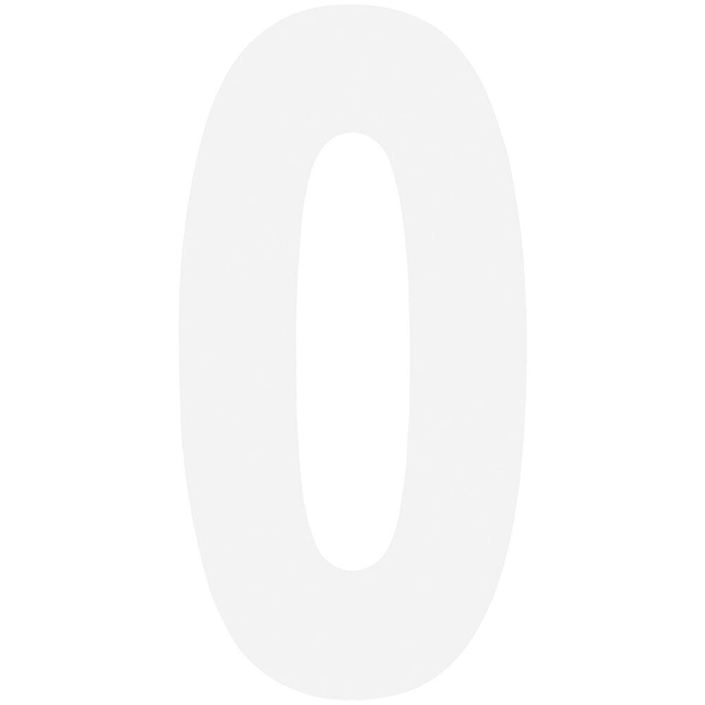 Factory Effex Standard Number Graphics White 8"#mpn_02-4480