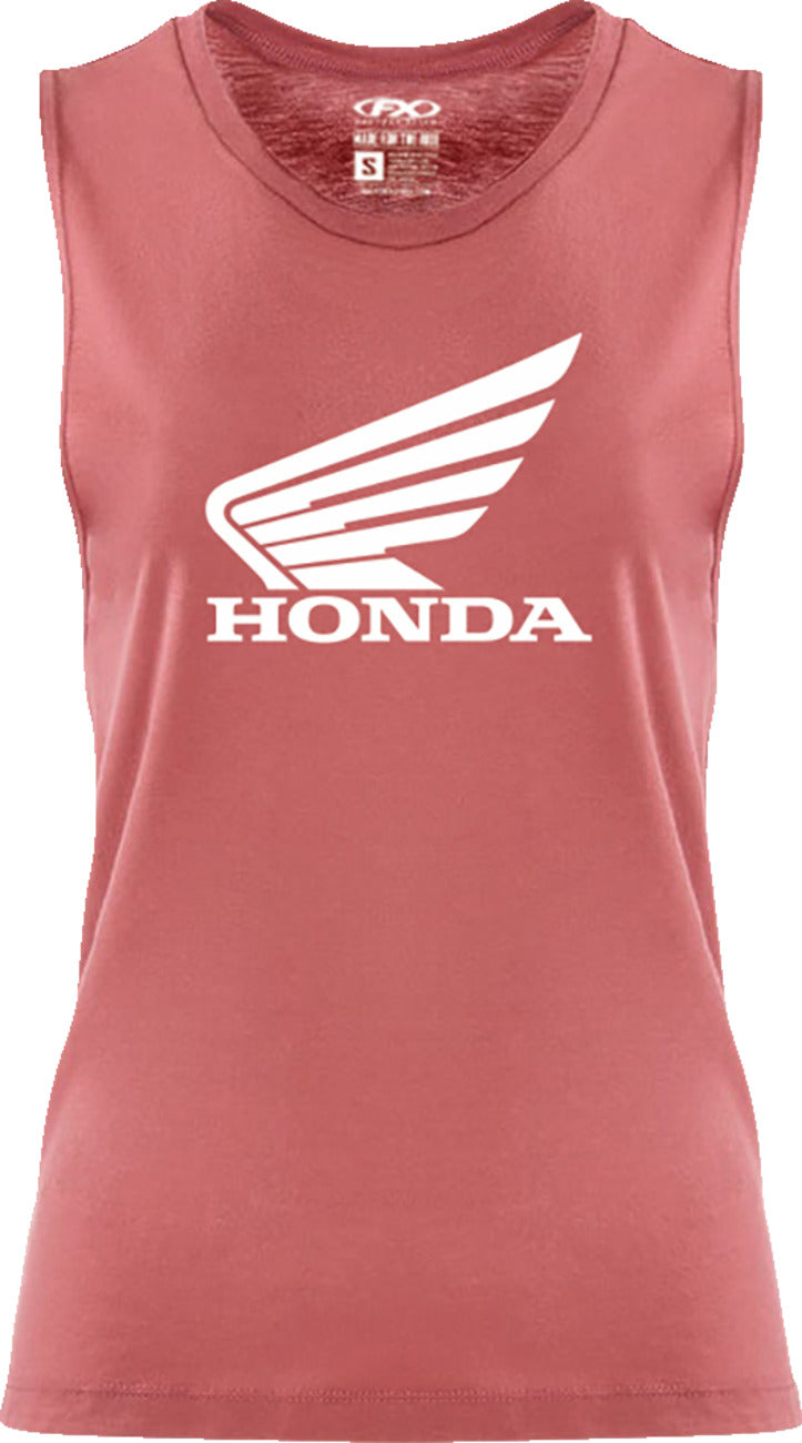 Factory Effex Women's Honda Wing Muscle Tank Top Paprika Small#mpn_27-87350