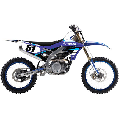 Factory Effex EVO 17 Graphic Kit For Yamaha YZ450F 2010-2013#mpn_23-01228