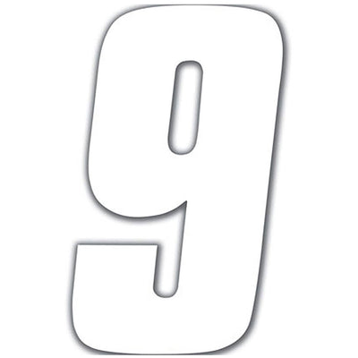Factory Effex Standard Number Graphics White 6"#mpn_02-4469