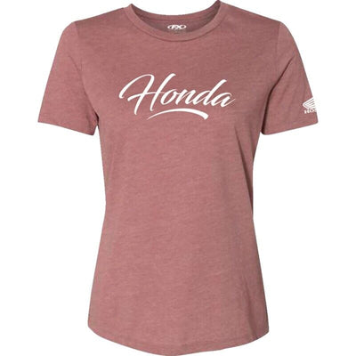 Factory Effex Honda Script Women's T-Shirt Small Pink#mpn_27-87340