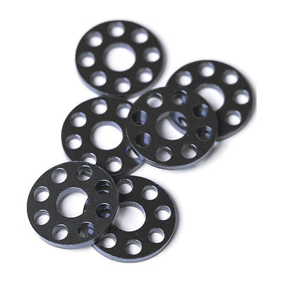 Factory Effex Drilled Washers Black, 25mm#mpn_22-36714