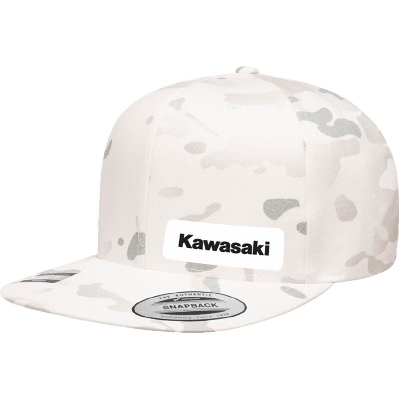 Factory Effex Kawasaki Snapback Hats White#mpn_27-86106