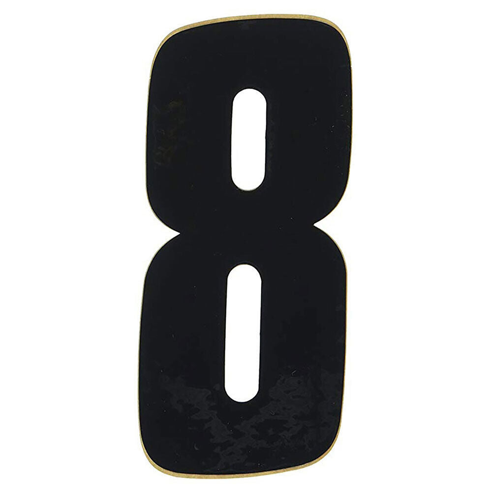 Factory Effex Standard Number Graphics Black 6"#mpn_02-4458