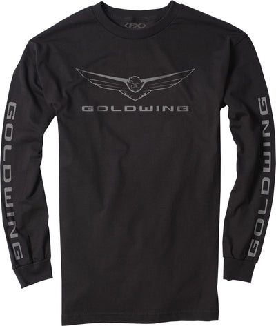 Factory Effex Goldwing Icon Long Sleeve Shirt Large Black#mpn_25-87834