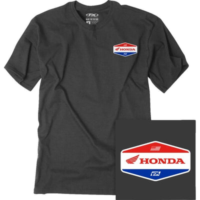 Factory Effex Honda Stadium T-Shirt Medium Heather Charcoal#mpn_27-87332