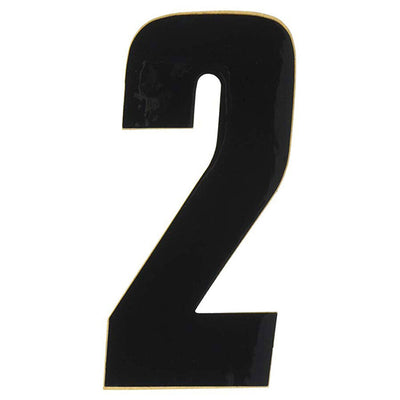 Factory Effex Standard Number Graphics Black 6"#mpn_02-4452