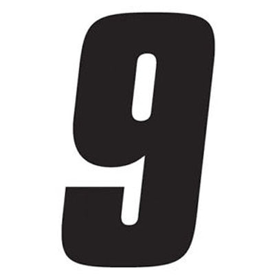 Factory Effex Standard Number Graphics Black 8"#mpn_02-4479