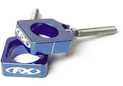 Factory Effex Blue Aluminum Lollipop Axle Blocks#mpn_22-36604