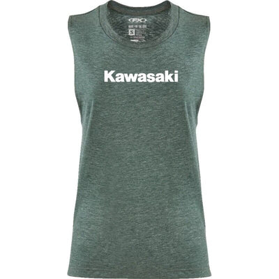 Factory Effex Kawasaki Women's Tank Tops Medium Green#mpn_27-87152