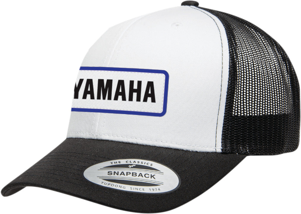 Factory Effex Yamaha Throwback Hat Black/White#mpn_25-86204