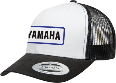 Factory Effex Yamaha Throwback Hat Black/White#mpn_25-86204