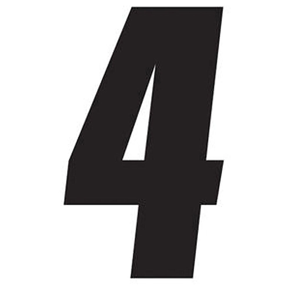 Factory Effex Standard Number Graphics Black 8"#mpn_02-4474