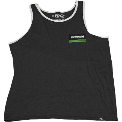 Factory Effex Kawasaki Tank Top Black Medium#mpn_22-87172