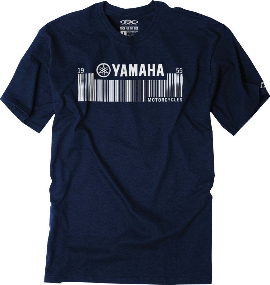 Factory Effex Yamaha Coded T-Shirt Large Navy#mpn_26-87214