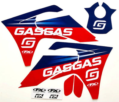 Factory Effex SR3 Graphic Shrouds For GAS GAS EDX EXF 300-450 2024-2025#mpn_28-01730