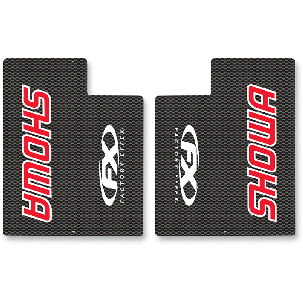 Factory Effex Red Upper Fork Shield Graphics#mpn_02-7010