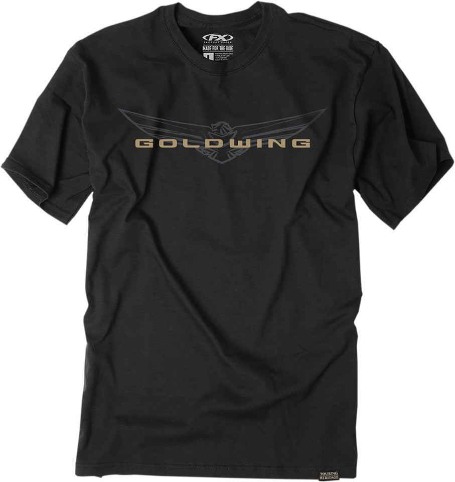 Factory Effex Goldwing Sketched T-Shirt- Black Large#mpn_25-87814