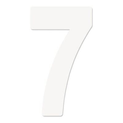 Factory Effex  FX Pro Number Graphics White 7"#mpn_02-4357