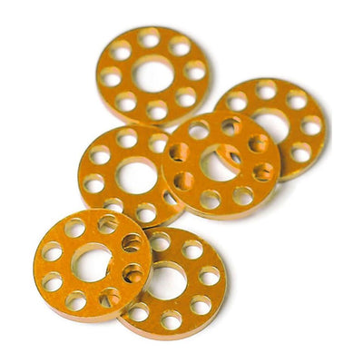 Factory Effex 18mm Ultralite Aluminum Washers Orange#mpn_22-36708
