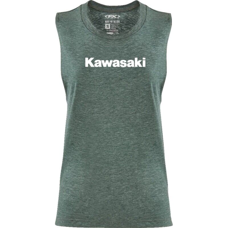 Factory Effex Kawasaki Women's Tank Tops Large Green#mpn_27-87154