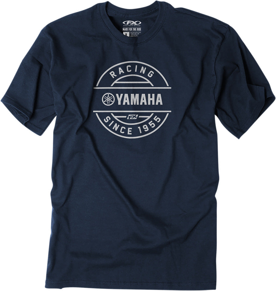 Factory Effex Yamaha CRest T-Shirt 2XL Navy#mpn_25-87208