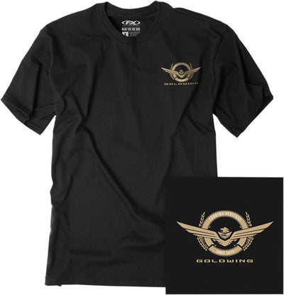 Factory Effex Goldwing Badge T-Shirt Black 2XL#mpn_25-87828