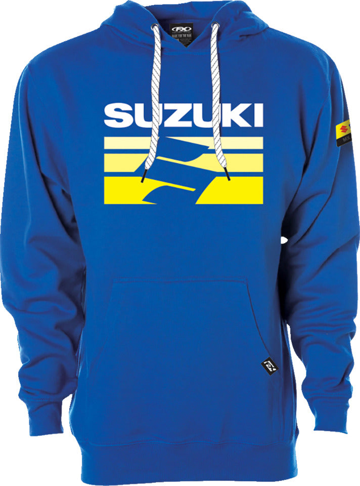 Factory Effex Suzuki Fade Pullover Hoodie Royal 2XL#mpn_27-88408