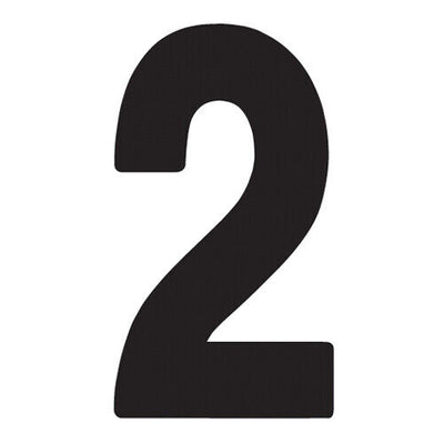 Factory Effex FX Pro Number Graphics Black 8"#mpn_02-4362