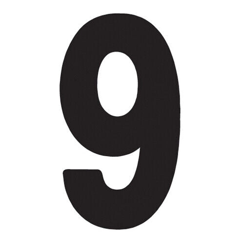 Factory Effex  Pro Number Graphics Black 7"#mpn_02-4349