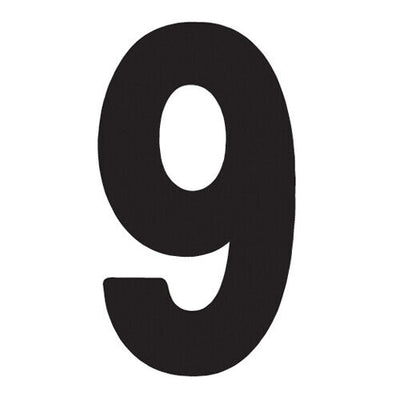 Factory Effex  Pro Number Graphics Black 7"#mpn_02-4349