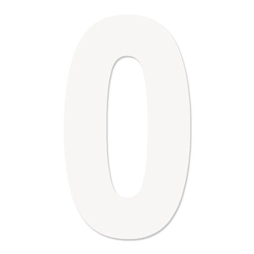 Factory Effex  FX Pro Number #mpn_0 White 7"#mpn_02-4350