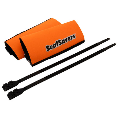 Seal Savers Zip-On Fork Covers 44-50mm Fork Tube, Short Orange#mpn_SSZ134O