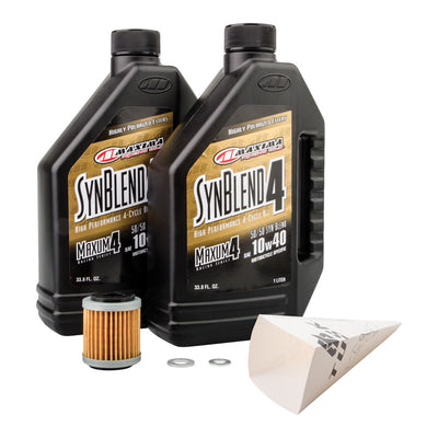 Tusk 4-Stroke Oil Change Kit Maxima Synthetic Blend 10W-40 For YAMAHA YFZ 450 2004-2005#mpn_15298600489c0f-b077c3