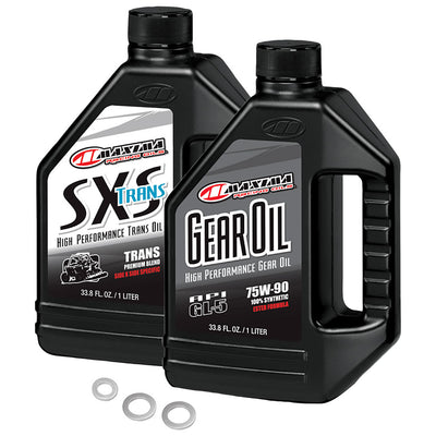 Tusk Drivetrain Oil Change Kit with Maxima Oil For SUZUKI King Quad 450 4x4 2007-2010#mpn_20441200418e61-eb2998