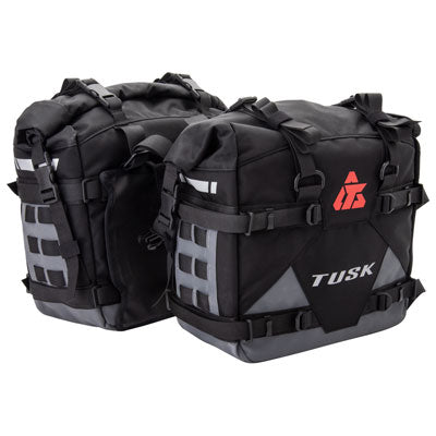 Tusk Pilot Pannier Bags Black/Grey#mpn_200-580-0001