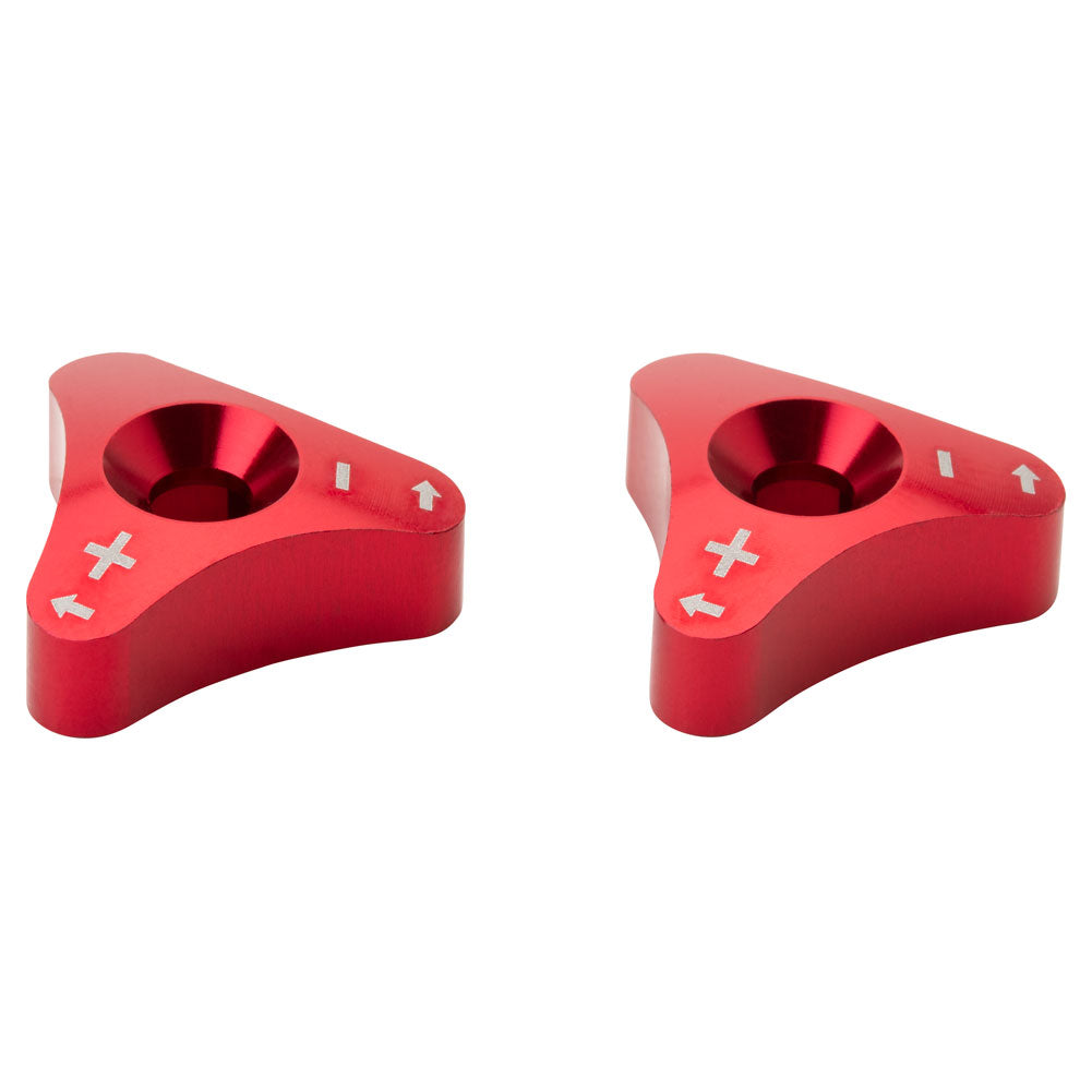 Tusk Billet WP Fork Adjuster Knobs Red#mpn_FA-KTM-Red