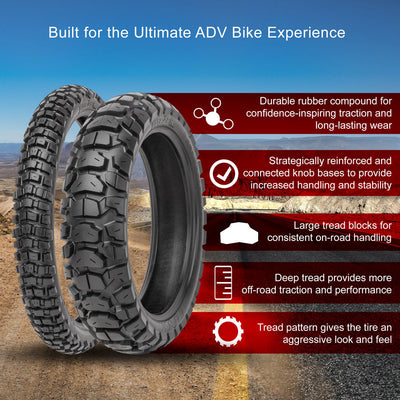 Tusk 2Track Adventure Tire Rear#213774-P
