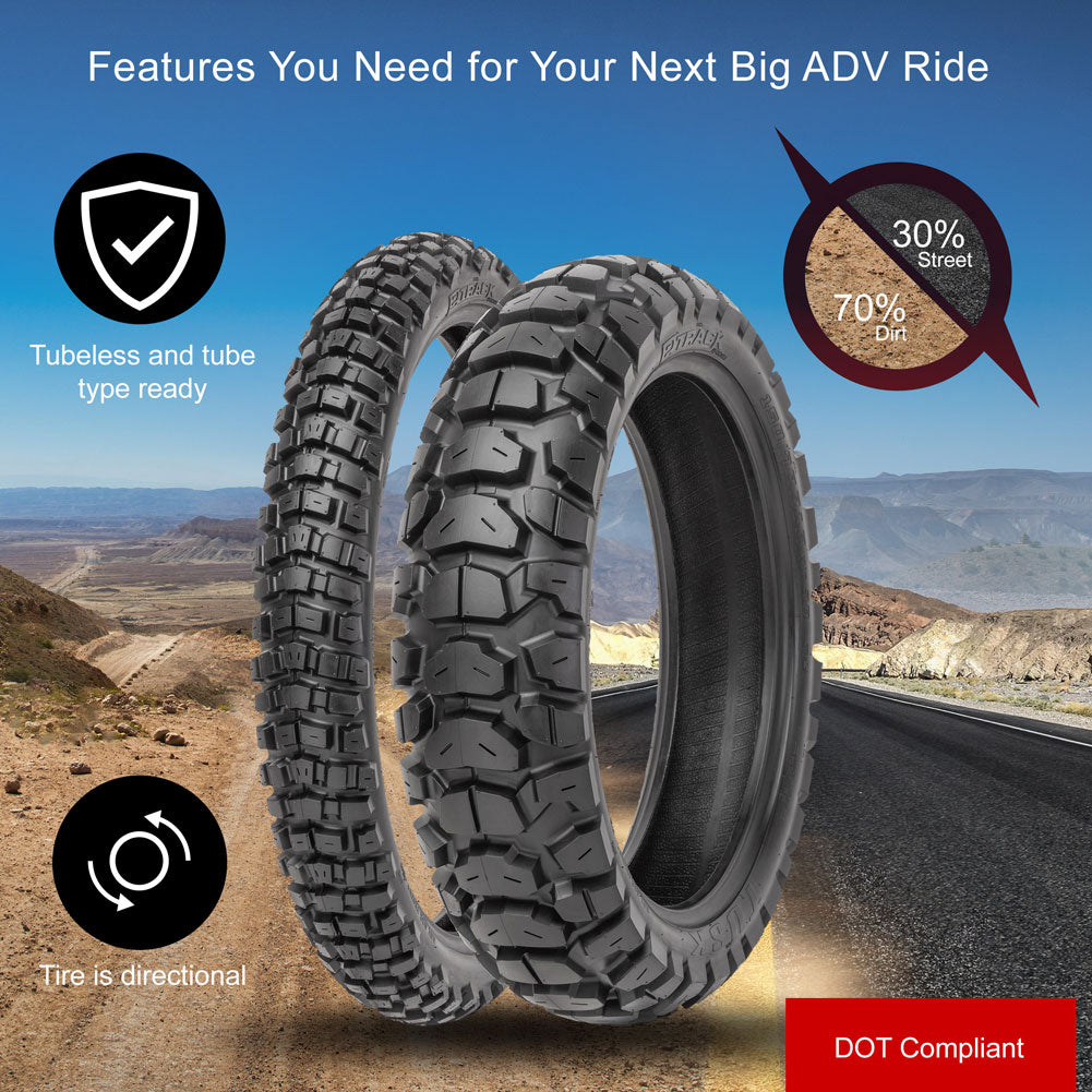 Tusk 2Track Adventure Tire Rear#213774-P