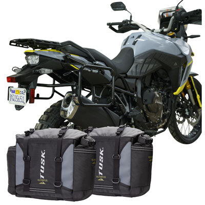 Tusk Pannier Racks With Olympus Pannier Bags#199966-P