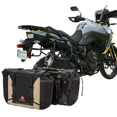 Tusk Pannier Racks With Olympus Pannier Bags#199966-P