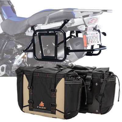 Tusk Pannier Racks With Olympus Pannier Bags#199966-P