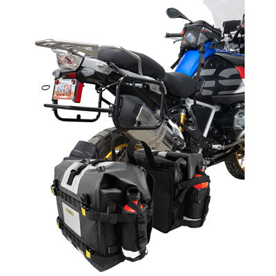 Tusk Pannier Racks with Nelson Rigg Hurricane Dry Saddlebags#214944-P