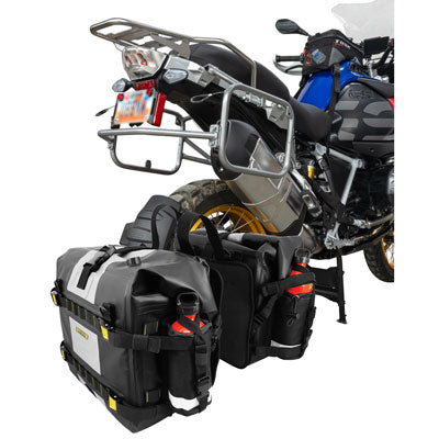 Tusk Pannier Racks with Nelson Rigg Hurricane Dry Saddlebags#214944-P