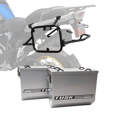 Tusk Aluminum Panniers with Pannier Racks#146734-P1